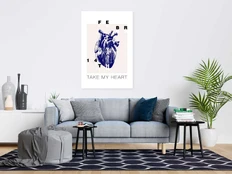Artgeist Paveikslas - Take My Heart (1 Part) Vertical kaina
