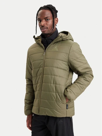 adidas Outdoor striukė Terrex Multi Essentials Climawarm Insulated Hooded Jacket KX4223 Chaki Regular Fit