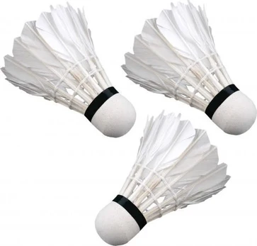 Badmintono skrajukai, 3vnt, balti