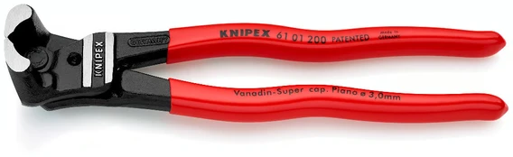Priekinio kirpimo jėgos žirklės 200 mm, Knipex