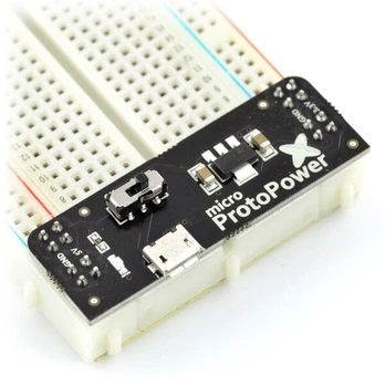 Msx Elektronika Maitinimo modulis micro Proto Power maketavimo plokštei - 3.3V 5V