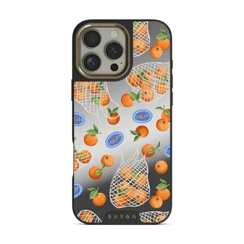 Helios - iPhone 16 Pro Max Case, Elite Mirror Dark (MagSafe) / Gold