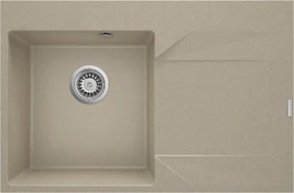 1-bowl granite sink with drainer - right kaina
