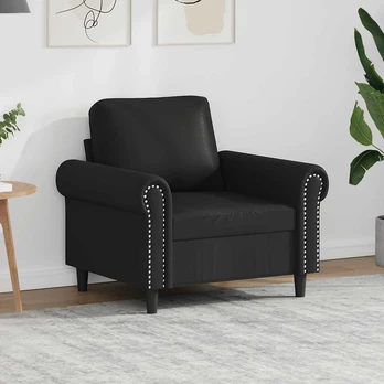 Baldai iš dirbtinės odos : Dydis - 60 cm, Spalva - Juoda