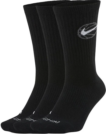 Kojinės vyrams Nike U Nk Crew Everyday Bball, juodos
