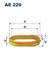 Oro filtras FILTRON AE 220 kaina