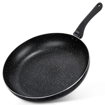 Granito keptuvė 32cm, nepridegančiu paviršiumi, visoms viryklėms