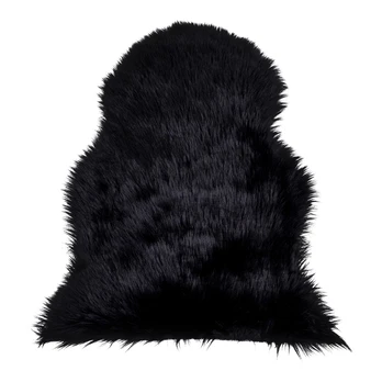 LAMBSKIN ARTIFICIAL BLACK 50X85CM