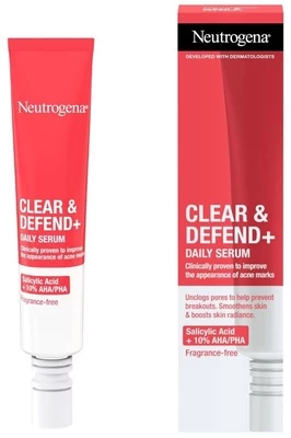 Kasdienis serumas NEUTROGENA Clear & Defend+ Daily, 30 ml.