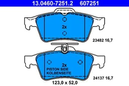 ATE 13.0460-7251.2 Brake pad set