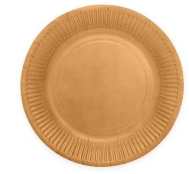Globos Europe Bv Guld paptallerkner, 18cm 20 stk