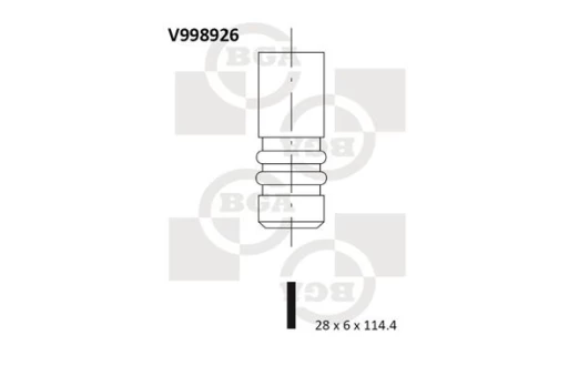 Įvado vožtuvas BGA V998926
