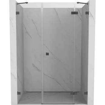 Dušo durys Mexen Lunar Right, 160 cm x 200 cm, pilka