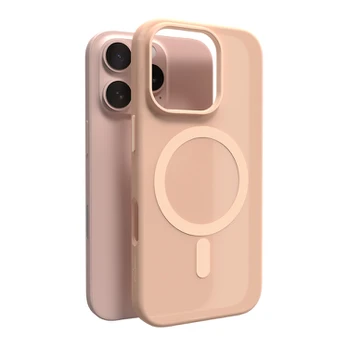 Puro dėklas silikoninis iPhone 16 Pro Max - smėlio spalvos