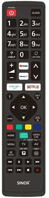 Sinox fjernbetjening til Panasonic