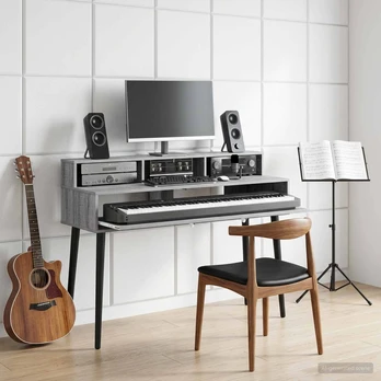 Studijos stalas Pilka Sonoma 152 x 42,5 x 36 cm