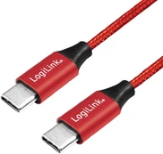 Laidas Logilink USB Type-C USB Type-C, USB Type-C, 1 m, raudona kaina