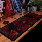 Dungeons &amp; Dragons Desk Pad &amp; Coaster Set kaina