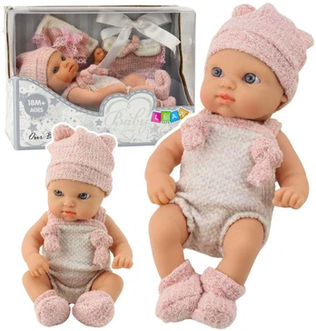 Lėlė kūdikis su drabužėliais, 18 cm