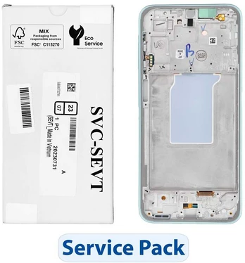 „ServicePack“ LCD ekranas SAMSUNG A26 5G A266B žalias GH82-37049C