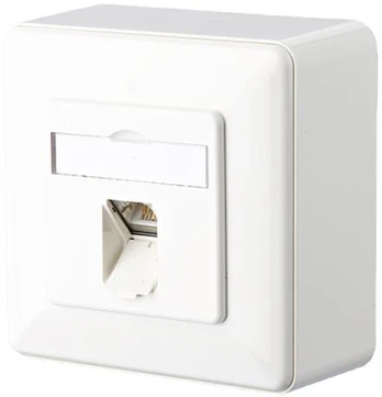 METZ CONNECT E-DAT C6 1 prievadas AP grynai baltas