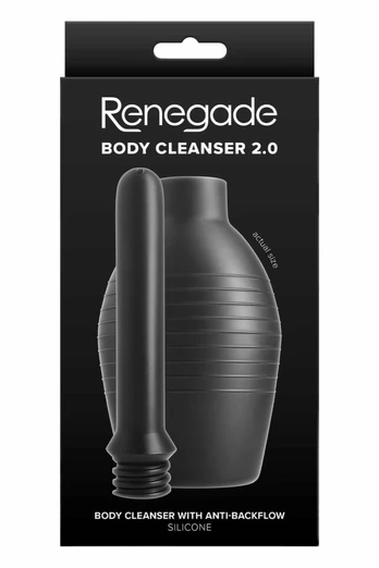 Renegade Body Cleanser 2.0 Black - Hygienic Silicone System 24.7cm