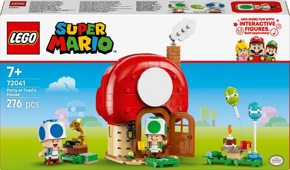 LEGO Super Mario 72041 Vakarėlis Toad House