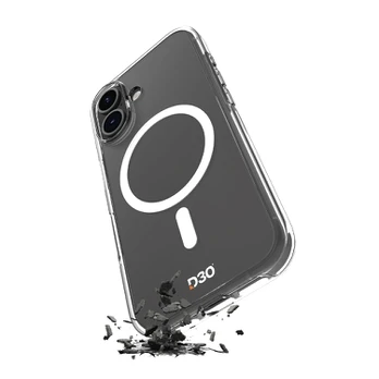 Puro Silikoninis dėklas iPhone 16“ – skaidrus