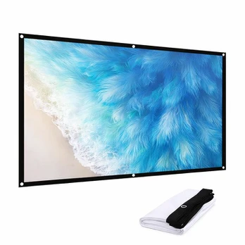 Nešiojamas projekcijos ekranas 4K, 16:9, 1 vnt.