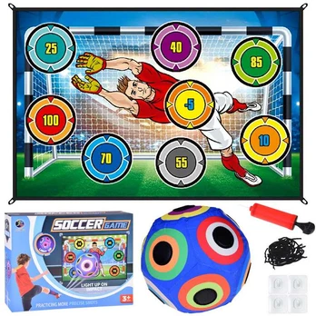 Shooting Wall Game Set + Light Up Soccer Ball ZA5599