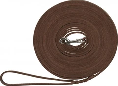 Pavadėlis Trixie Rustic Tracking 18970, rudas, 10 m x 8 mm kaina