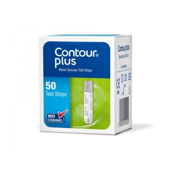 CONTOUR diagnostinės juostelės PLUS, 50 vnt.