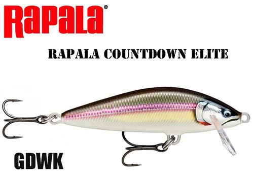 Vobleris Rapala CountDown Elite GDWK - Gilded Wakasagi 5.5 cm