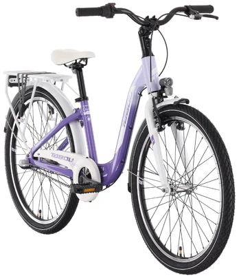 Dviratis Tabou Queen 24 Plus violetinė-baltas