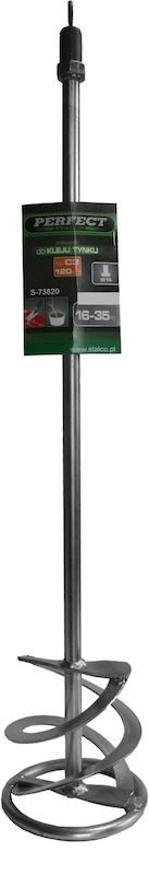 Klijų, tinko maišytuvas STALCO 120mm M14 kaina