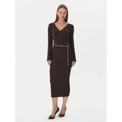 MICHAEL Michael Kors Trikotažinė suknelė MF5835G4VR Ruda Slim Fit