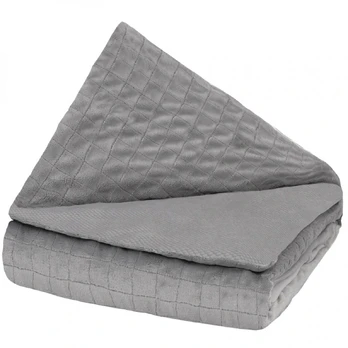 Sunkios antklodės užvalkalas GRAVITY BLANKET®, 135x200 cm (pilka) / 1 kg