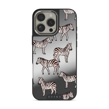 Wild Spirit - iPhone 16 Pro Max Case, Elite Mirror Dark (MagSafe) / Silver