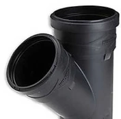 Usorteret Quiet grenrør 40-40x45° - 40-40x45° lyddæmpende afløbsgrenrør