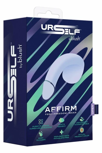 URSELF Affirm Brown Silicone Anatomical Packer 5" Purio® Lightweight