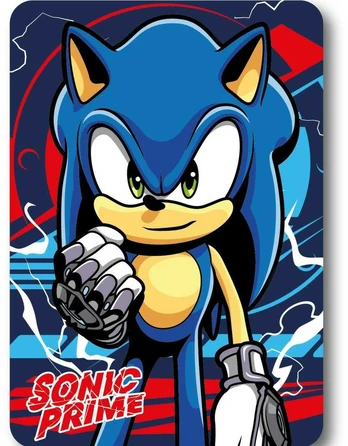Sonic the Hedgehog Energy Throw vilnos antklodė 100x140cm