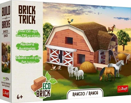 Trefl Rankdarbių rinkinys brick trick rančo statybai