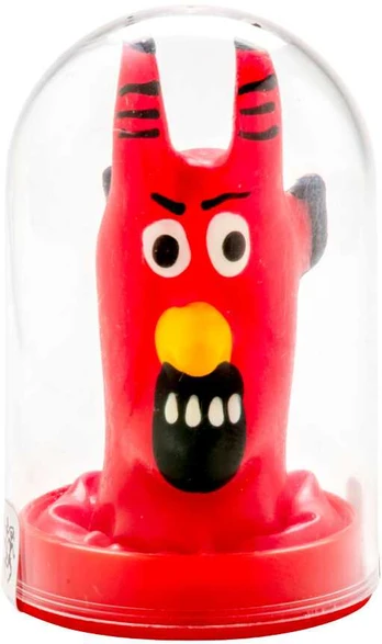CONDOMERIE - HANDPAINTED NOVELTY CONDOMS Raudonas DEVIL