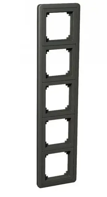SCHNEIDER ELECTRIC EXXACT COMBI 5-GANG FRAME ANTHRACITE