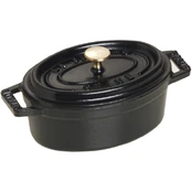 Mini cast iron oval pot Staub - 250 ml, Black kaina