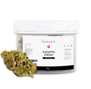 LOOSEN WHITE WIDOW kanapės 10g – 10%