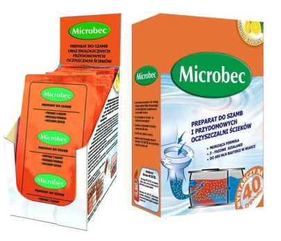 Priemonė nuotėkų duobėms BROS Microbec, 1 x 20 g