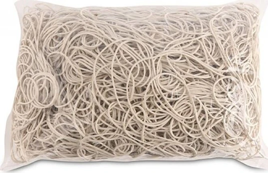 Baltos gumytės receptūrinės 1kg, 100x1.5mm