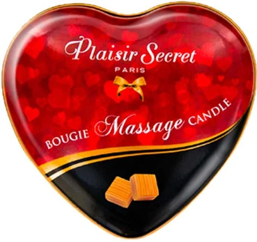 Plaisir Secrets Massage Candle Caramel