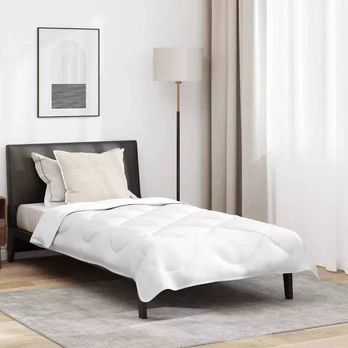 Žiemos antklodės komplektas 2 pcs Balta 135 x 220 cm Mikropluoštas